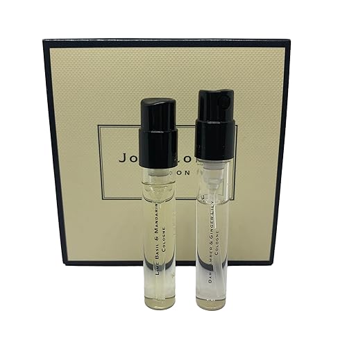 Jo Malone London Scent Pairing Duo Lime Basil & Mandarin + Dark Amber &Ginger Lily Sample Vial 0.05oz Beauty & Personal Care Jo Malone