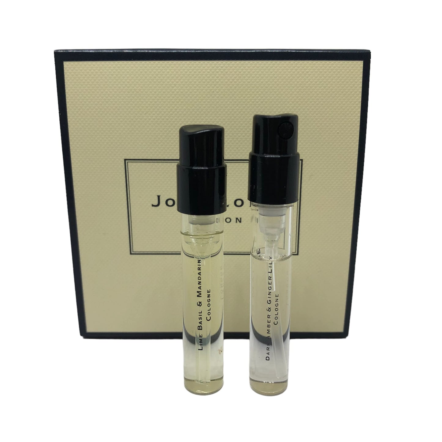 Jo Malone London Scent Pairing Duo Lime Basil & Mandarin + Dark Amber &Ginger Lily Sample Vial 0.05oz Beauty & Personal Care Jo Malone