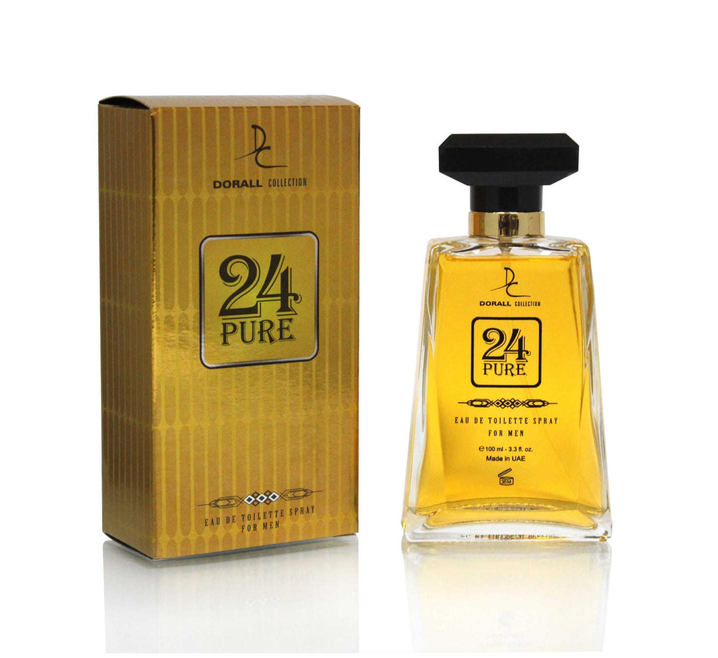 24 PURE BY DORALL COLLECTION COLOGNE FOR MEN 3.3 OZ / 100 ML EAU DE TOILETTE SPRAY Beauty & Personal Care Dorall Collection