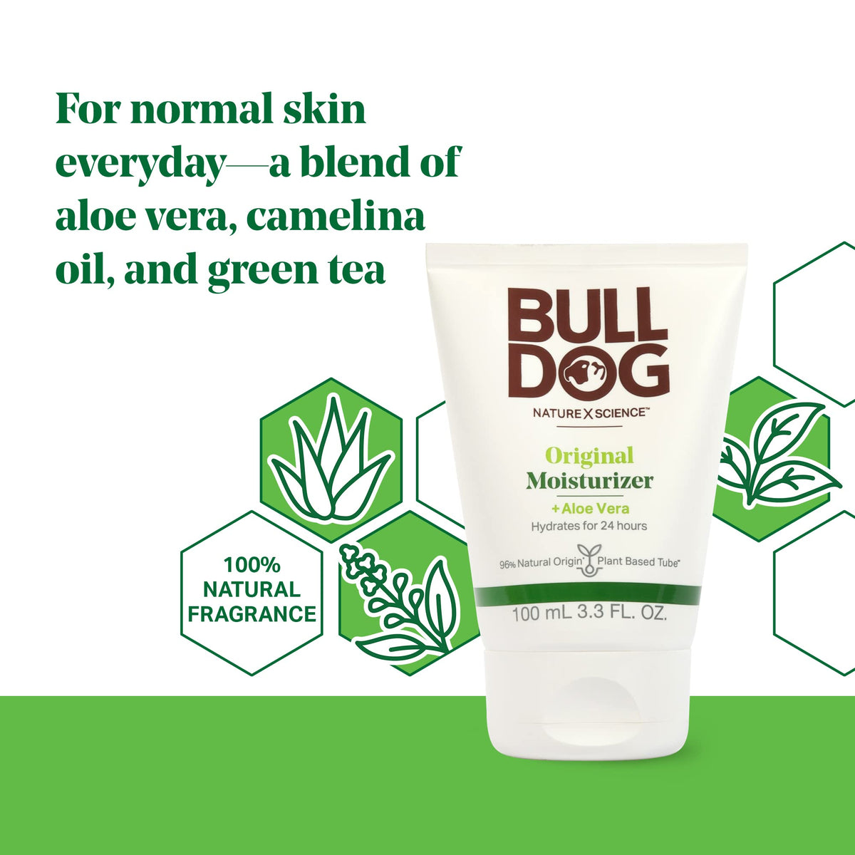 BULLDOG Mens Skincare and Grooming Face Moisturizer Original, 3.3 Fluid Ounce Beauty & Personal Care Bulldog Mens Skincare and Grooming