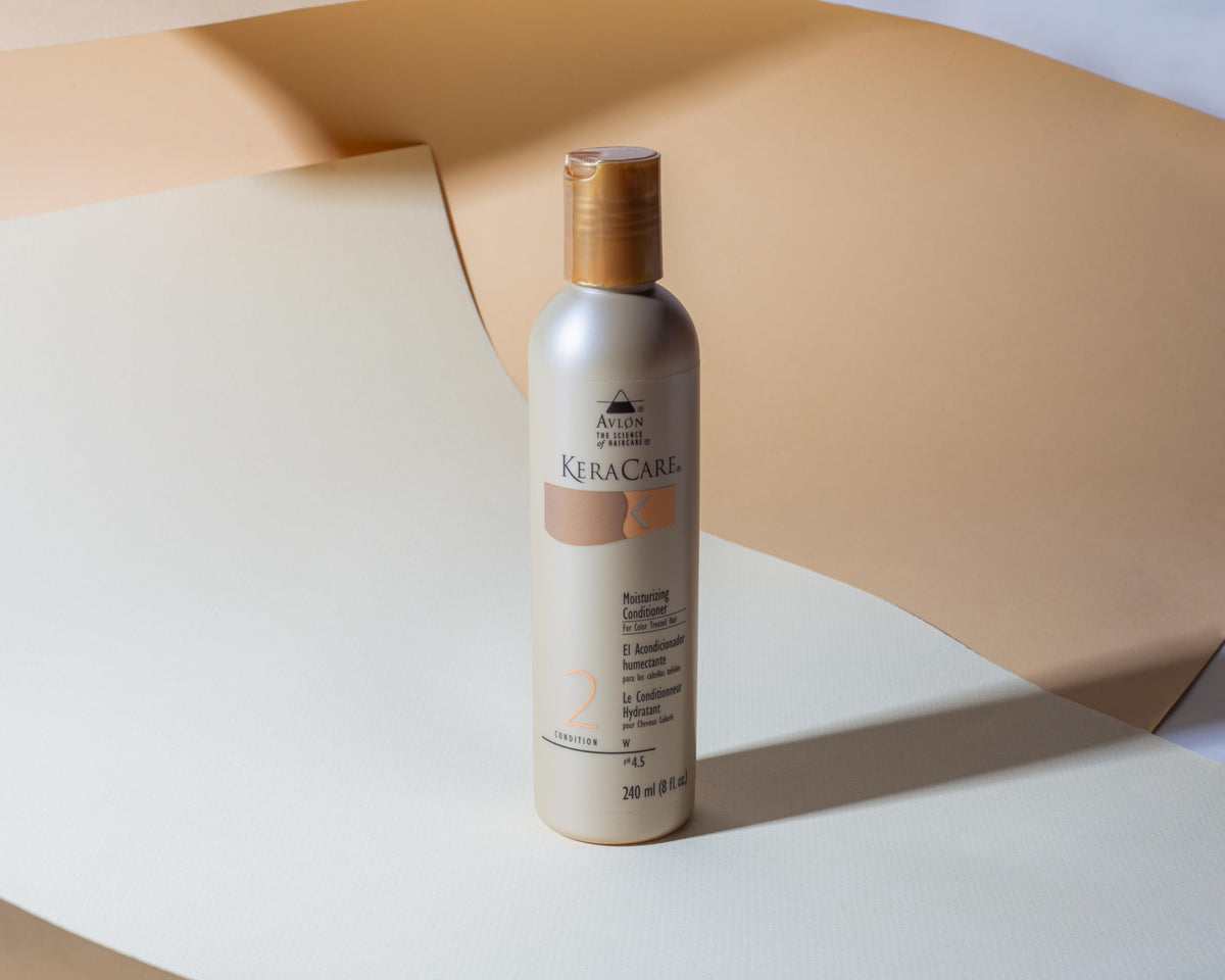 KeraCare Moisturizing Conditioner for Color Treated Hair 8 oz - Patented Fiber Strengthening Complex - Minimizes Color Fading - Protects Hair from Beauty & Personal Care KeraCare