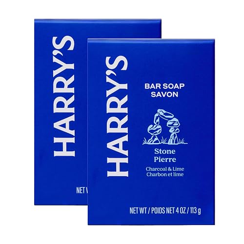 Harry's Bar Soap for Men - Stone Scent, 4 oz Body Soap Bars, 2 Pack Beauty & Personal Care Harry's