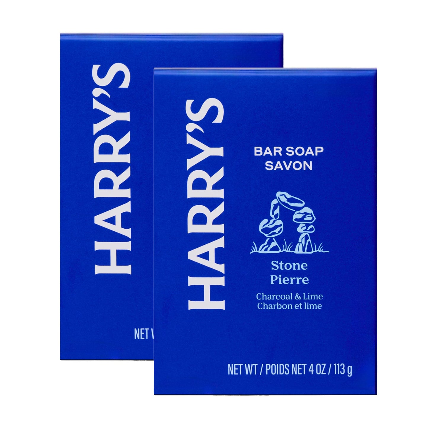Harry's Bar Soap for Men - Stone Scent, 4 oz Body Soap Bars, 2 Pack Beauty & Personal Care Harry's