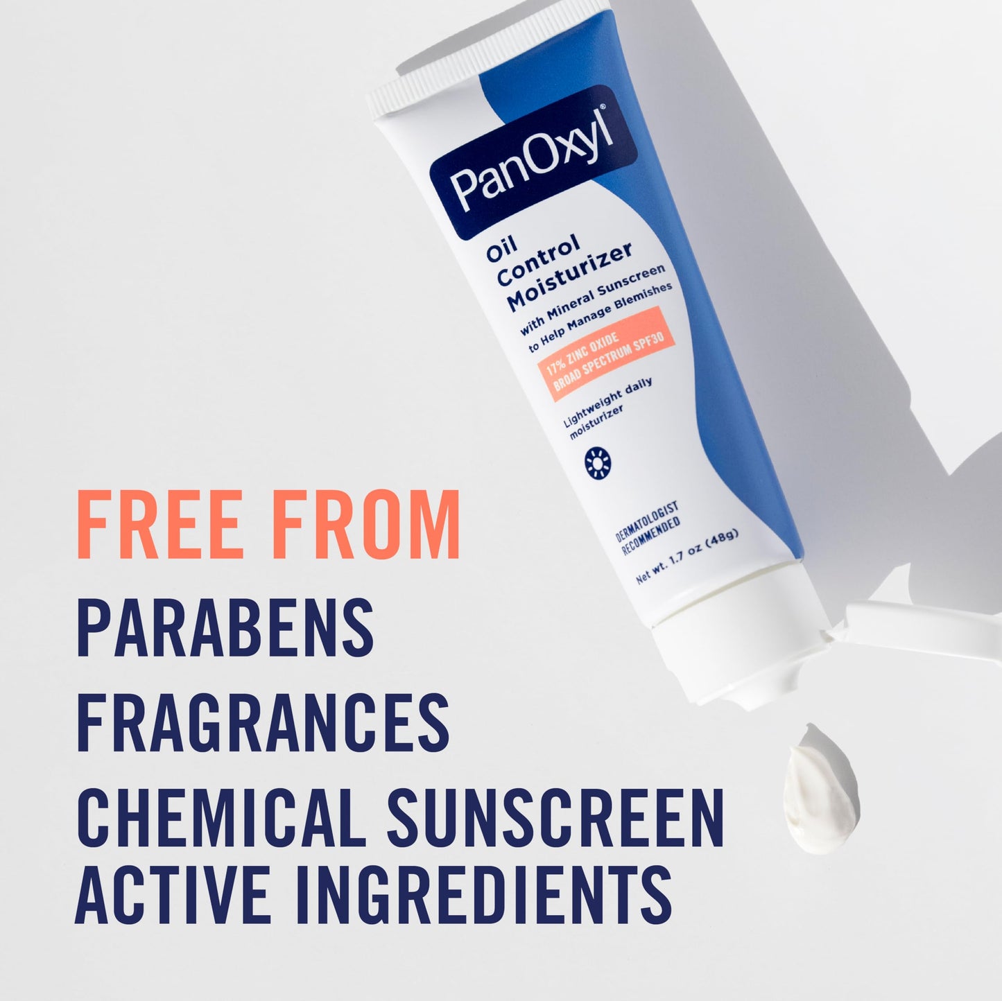 PanOxyl AM Oil Control Moisturizer, NEW Sheer Formula, Absorbs Excess Oil and Reduces Shine, with Mineral Sunscreen for Acne Prone and Oily Skin - SPF Beauty & Personal Care PanOxyl