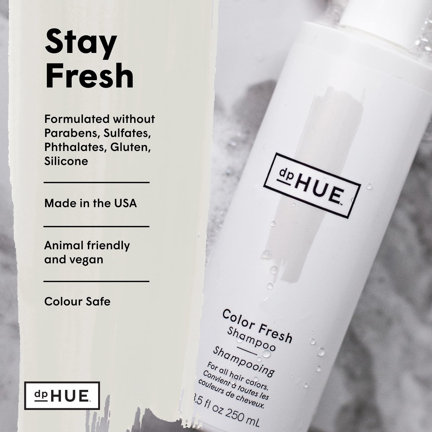 dpHUE Color Fresh Shampoo,Moisturizing Shampoo for Color-Treated Hair with Kumquat & Sunflower Seed Extract - Gentle & Effective Color Safe Shampoo Beauty & Personal Care dpHUE