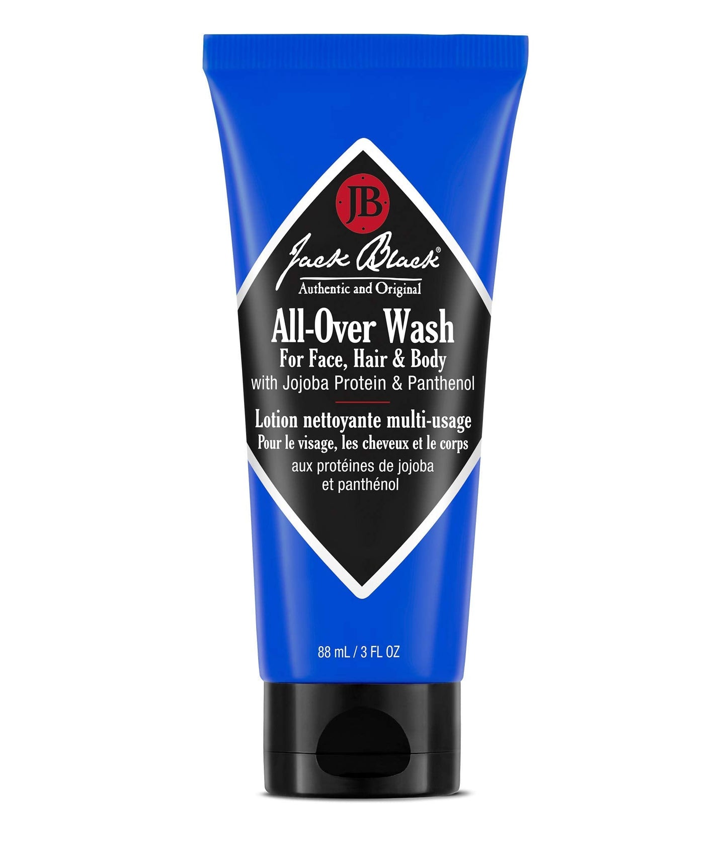 Jack Black All Over Wash Face, Body & Hair Cleanser, 3 Fl Oz - Citrus, Mint & Oakmoss - Mens Face Wash, Body Wash, Shampoo, Skin Care, Hair Care Beauty & Personal Care Jack Black