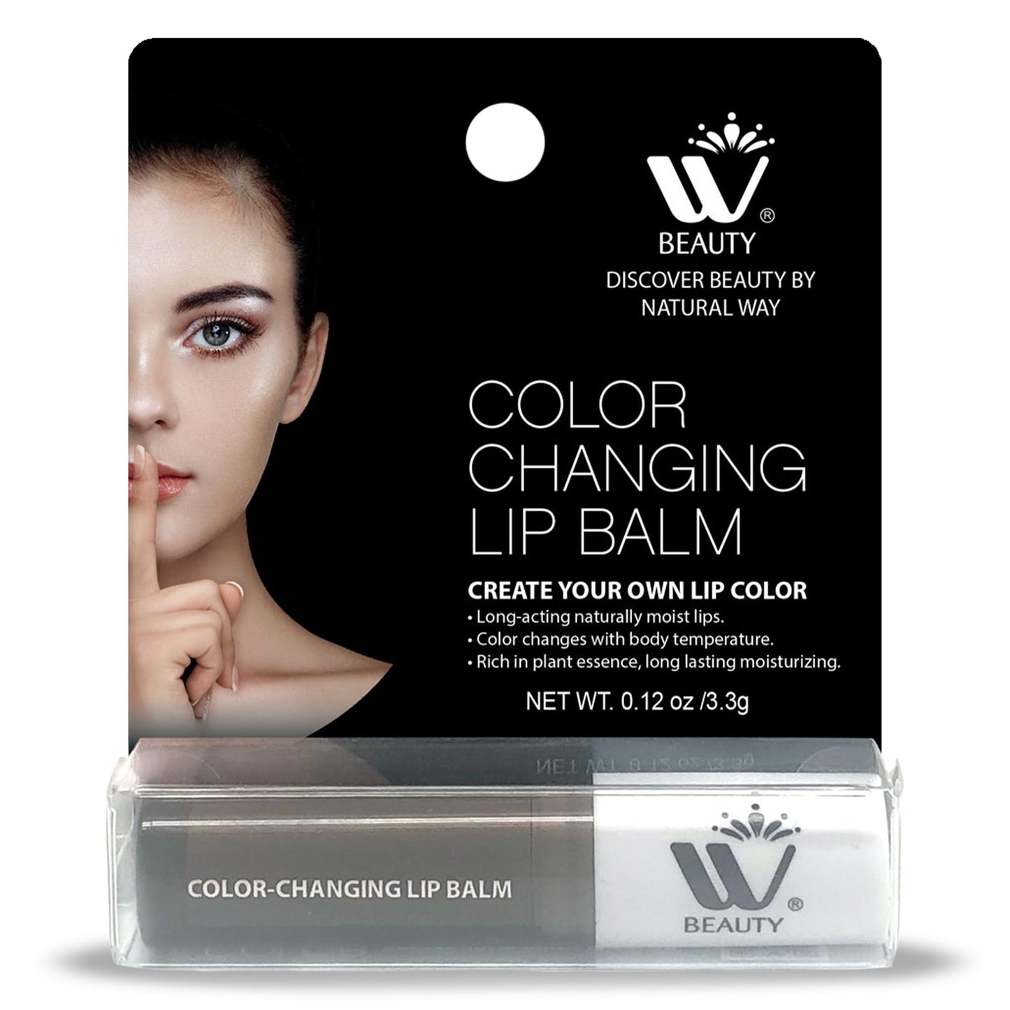WBM Care Color Changing Lip Balm - Sustain, Repair, and Moisturize Your Lips with 3.3g of Nourishing Formula for Beautiful, Vibrant Color Beauty & Personal Care WBM
