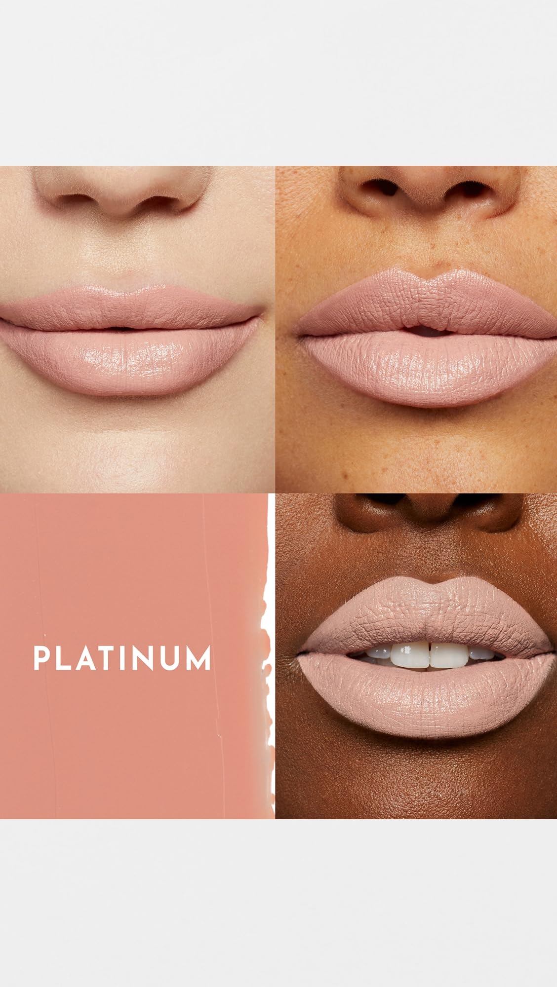 Lawless Women's Forget the Filler Lip-Plumping Line-Smoothing Satin Cream Lipstick, Platinum, 0.1 Ounce Beauty & Personal Care Lawless
