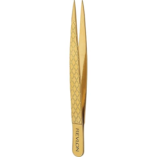 Revlon Gold Series Titanium Coated Point Tweezer Beauty & Personal Care REVLON