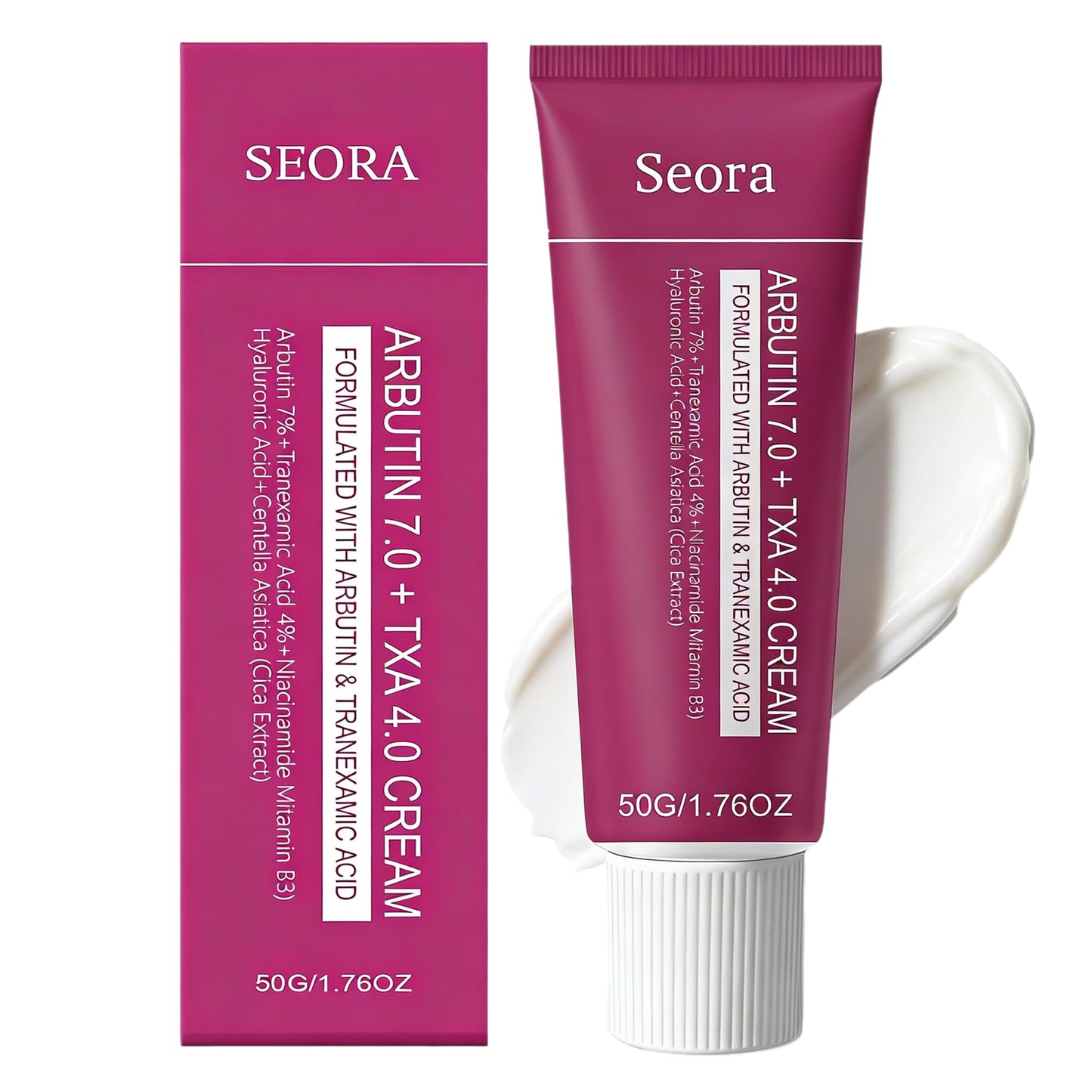 Korean Brightening Skincare Arbutin Cream, Moisturizer Hydrates, Evens Tone for Face Body and All Skin Types (1PCS) Beauty & Personal Care Seora Cream