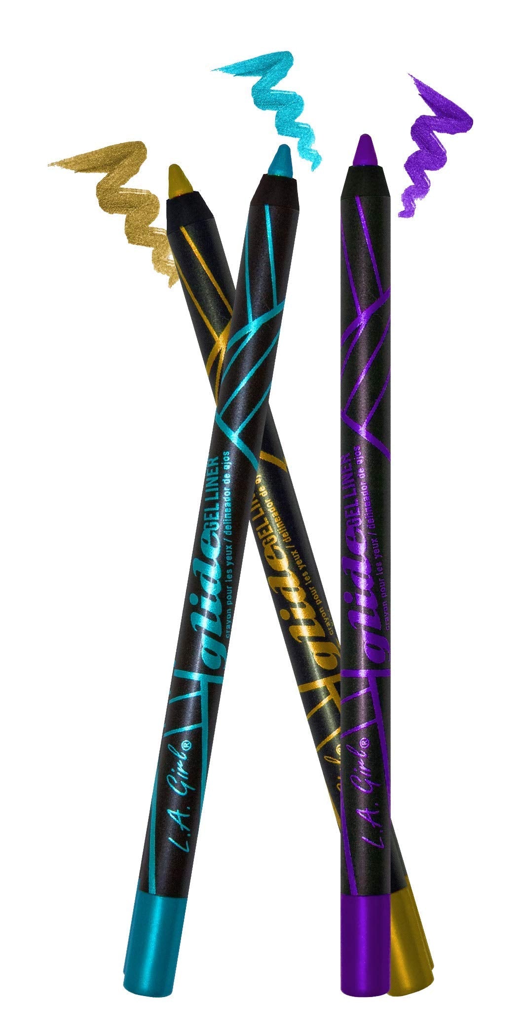 L.A. Girl Glide Gel Eyeliner Pencil, Silver Streak GP368 Beauty & Personal Care L.A. Girl