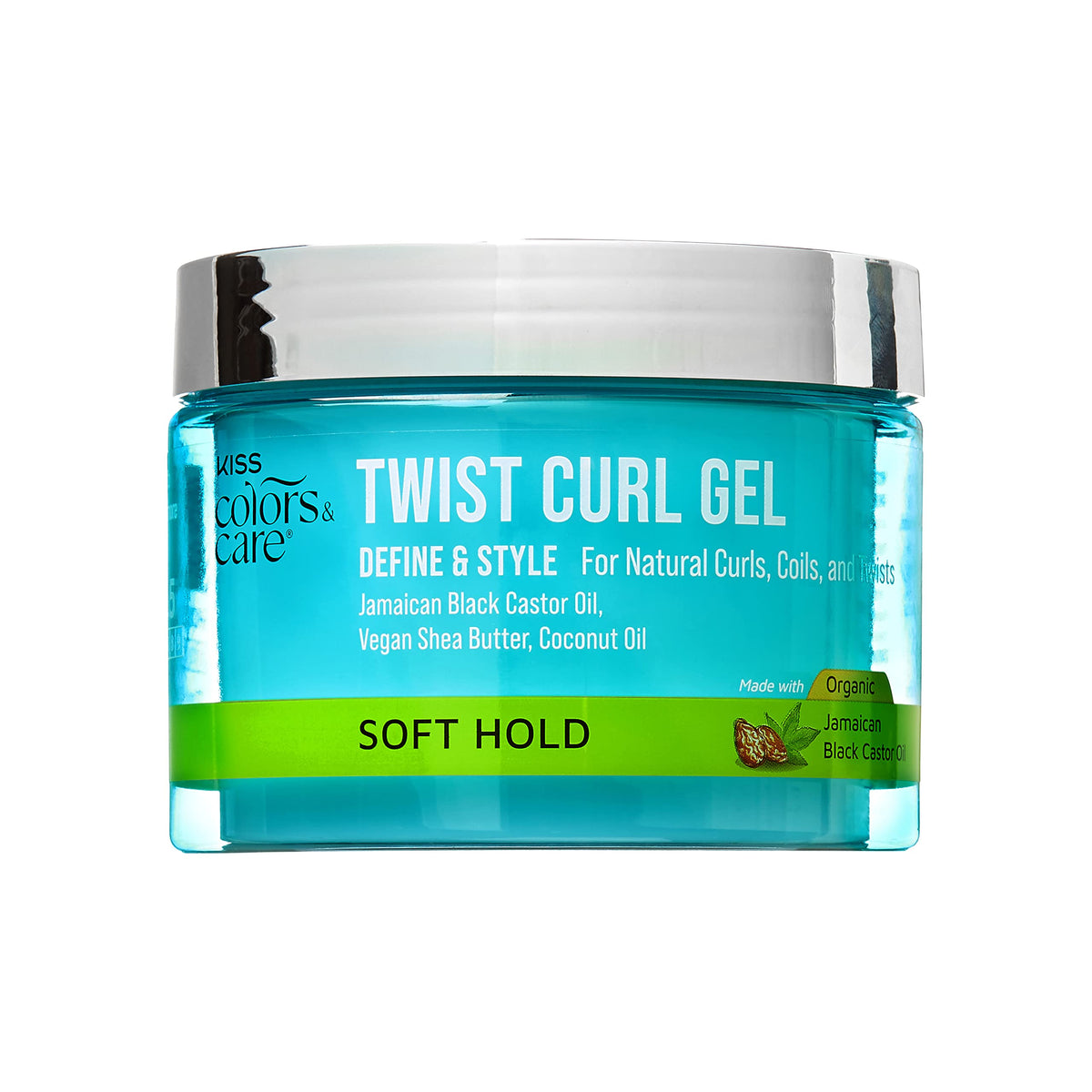 KISS Colors & Care Twist Curl Gel – 6 oz, Flexible Hold for Twists, Moisturizing, Promotes Hair Growth, Lightweight with Organic Jamaican Black Castor Oil Beauty & Personal Care KISS COLORS & CARE
