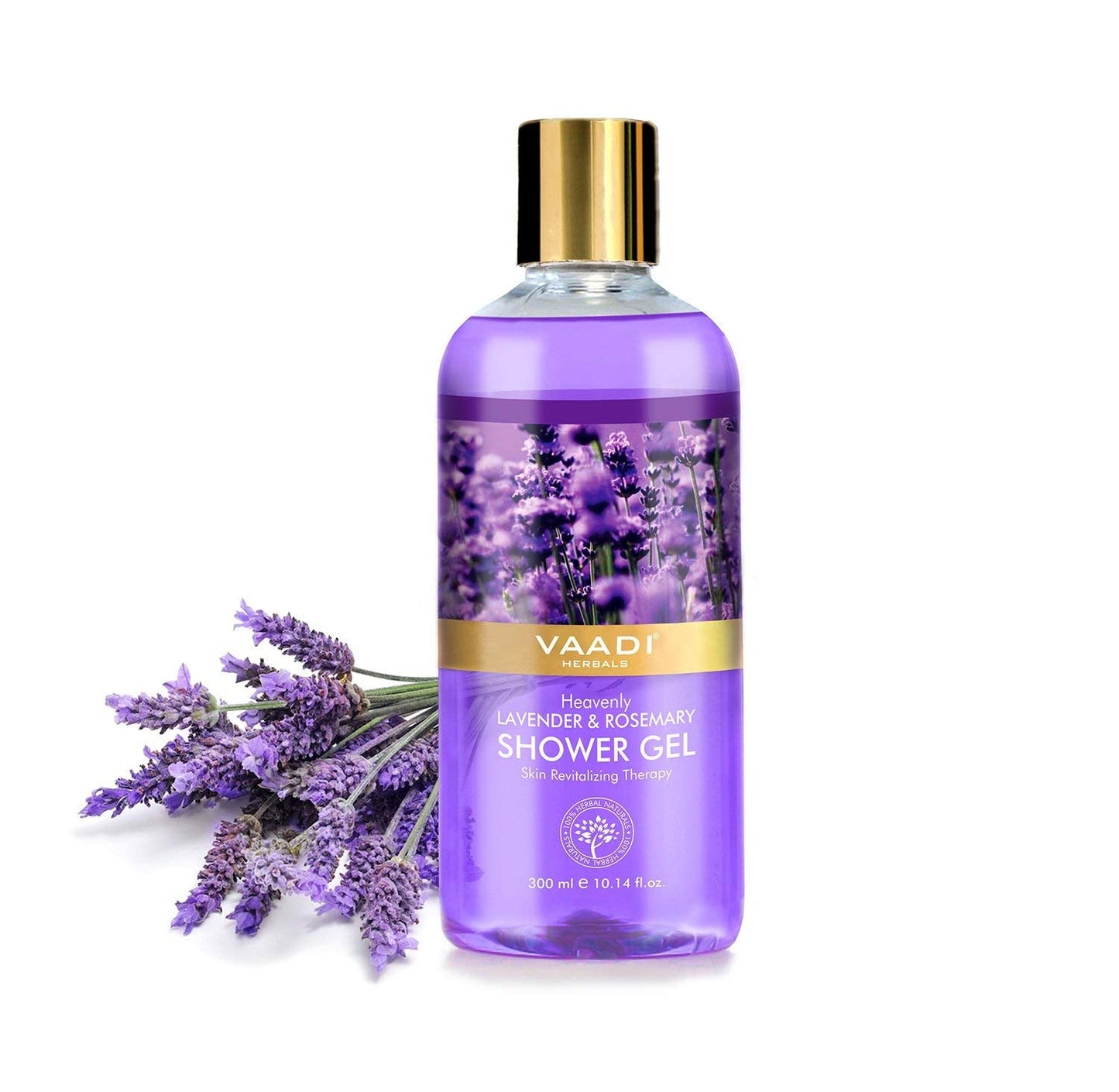 NWIL Vaadi Herbals Shower Gel, Heavenly Lavender and Rosemary, 300ml Beauty & Personal Care NWIL