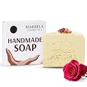 Marbela Cosmetics Handmade Soap Bar - Made in USA, Vegan Friendly, Palm Oil Free, Natural Bar Soap - Gentle Face & Body Soap for Daily Skin Care Beauty & Personal Care Marbela