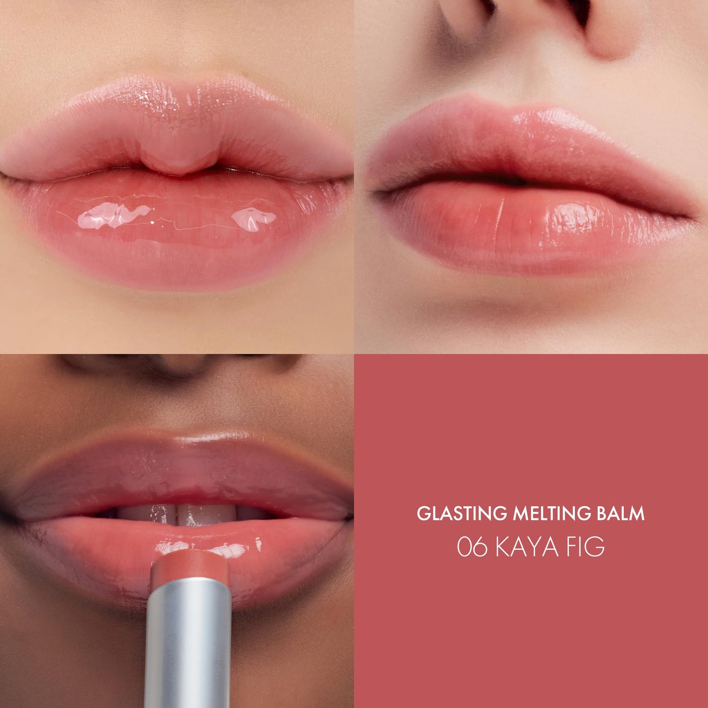 Glasting Melting Balm - High Shine, Hydrating Tinted Lip Balm - Buildable Gloss & Vegan Formula - Korean Glossy Lip Balm with Shea Butter 0.12 oz (#06 Beauty and Personal Care rom&nd