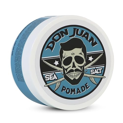 Don Juan Sea Salt Pomade | Water Based | Medium Hold | Medium Shine | Natural Plant Extracts and Ocean Minerals | Surf Wax Scent, 4 oz Beauty & Personal Care Don Juan
