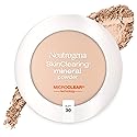 Neutrogena SkinClearing Pressed Mineral Powder Compact for Acne Prone Skin, Oil Absorbing Acne Makeup with Salicylic Acid helps to Cover, Treat Beauty & Personal Care Neutrogena