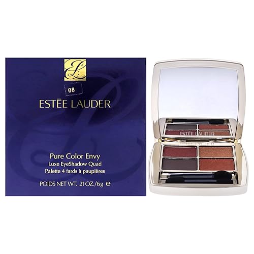 Estee Lauder Pure Color Envy Luxe Eyeshadow Quad - 08 Wild Earth Eye Shadow Women 0.21 oz Beauty & Personal Care Estée Lauder
