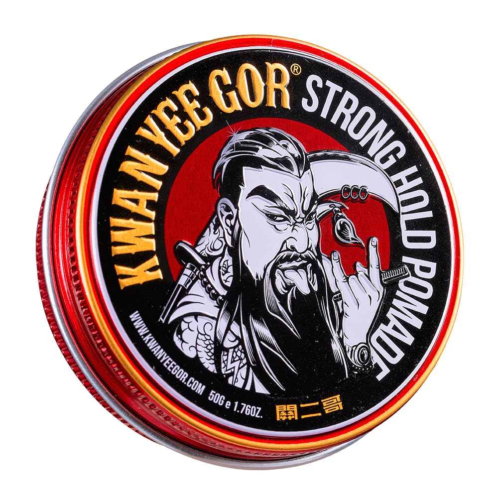 KWAN YEE GOR Strong Hold High Shine Hair Pomade 1.76oz for Men Styling Beauty & Personal Care KWAN YEE GOR