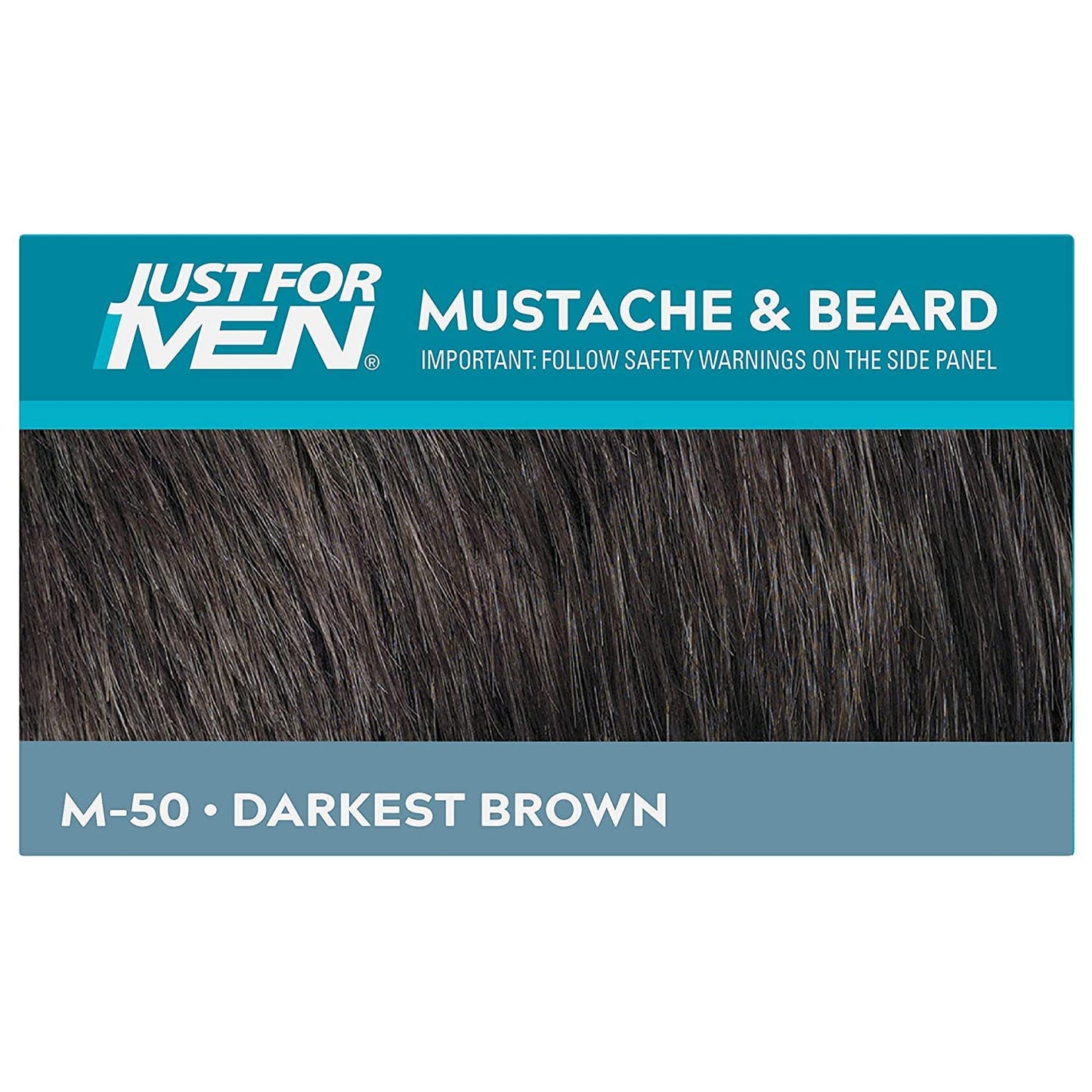 JUST FOR MEN Color Gel Mustache & Beard, M-50 Darkest Brown 1 ea (Pack of 5) Beauty & Personal Care Just for Men