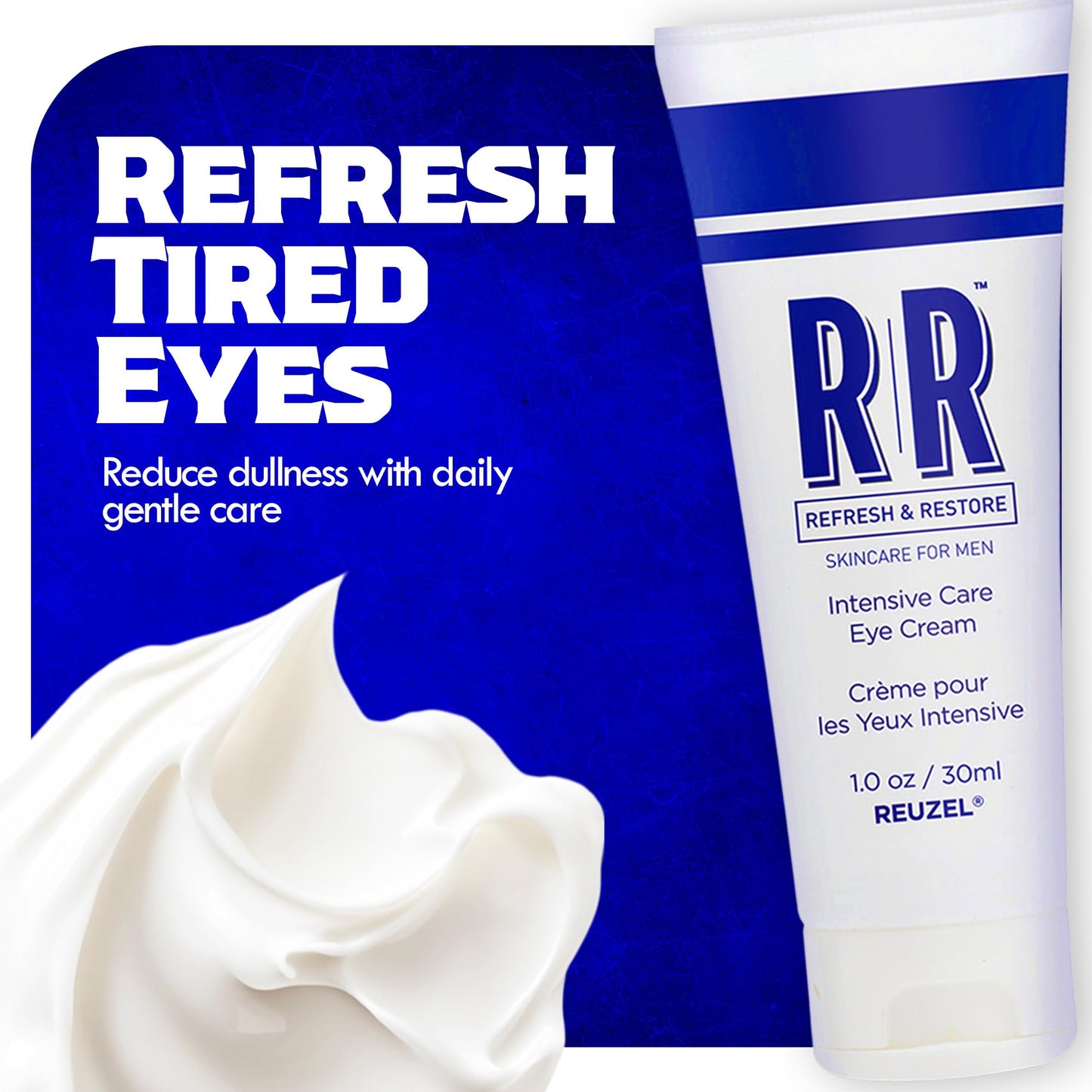 REUZEL Intensive Eye Care Cream, Brightens Up Eyes, Reduce Dark Circles, Lightweight, Hydrating, Vegan and Anti-Aging Formula, Fragrance Free, 1 oz Beauty & Personal Care REUZEL