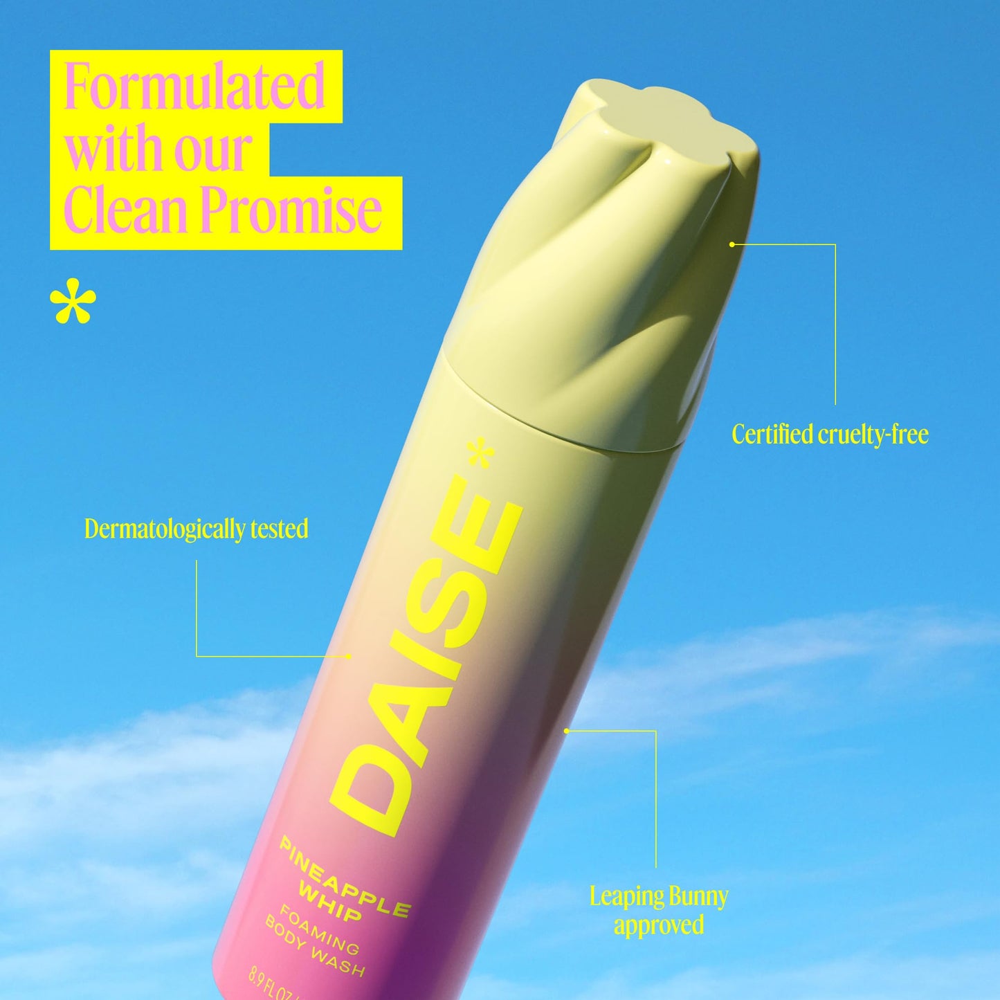 Daise Pineapple Foaming Body Wash - 8.8 fl oz Beauty & Personal Care Daise