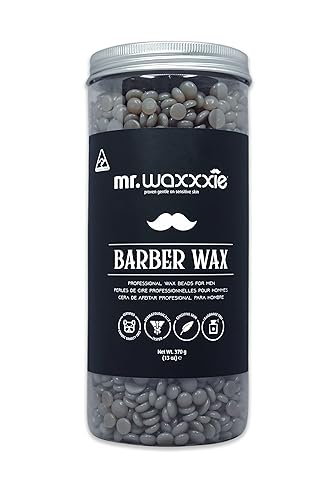 Mr Waxxxie Barber Wax Beads 370gm Salon Quality Hair Removal Designed for Men to use from the Comfort of your own Home Beauty & Personal Care Waxxxie