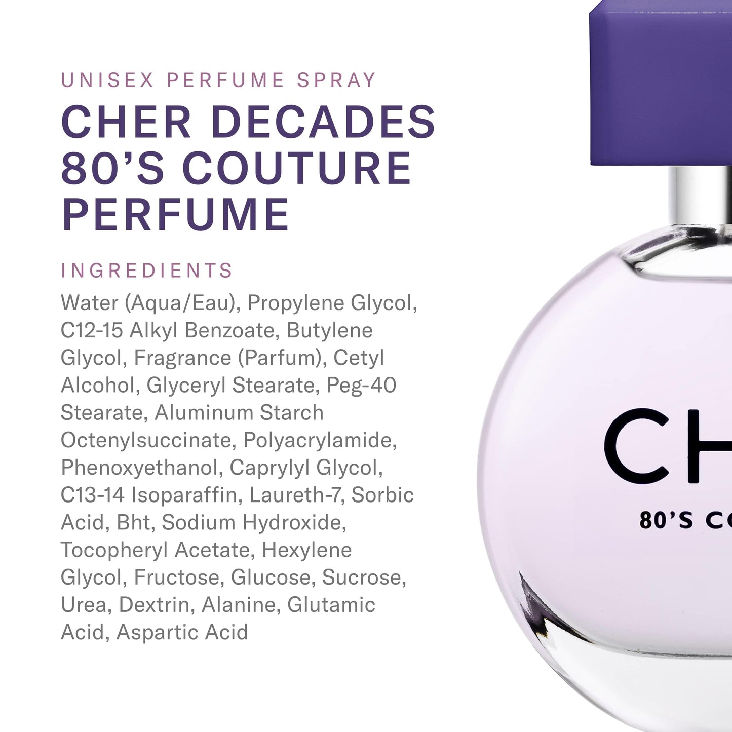 SCENT BEAUTY Cher Decades Couture - Unisex Perfume Spray - Cher Decades 80's - 1 Fl oz Beauty & Personal Care SCENT BEAUTY