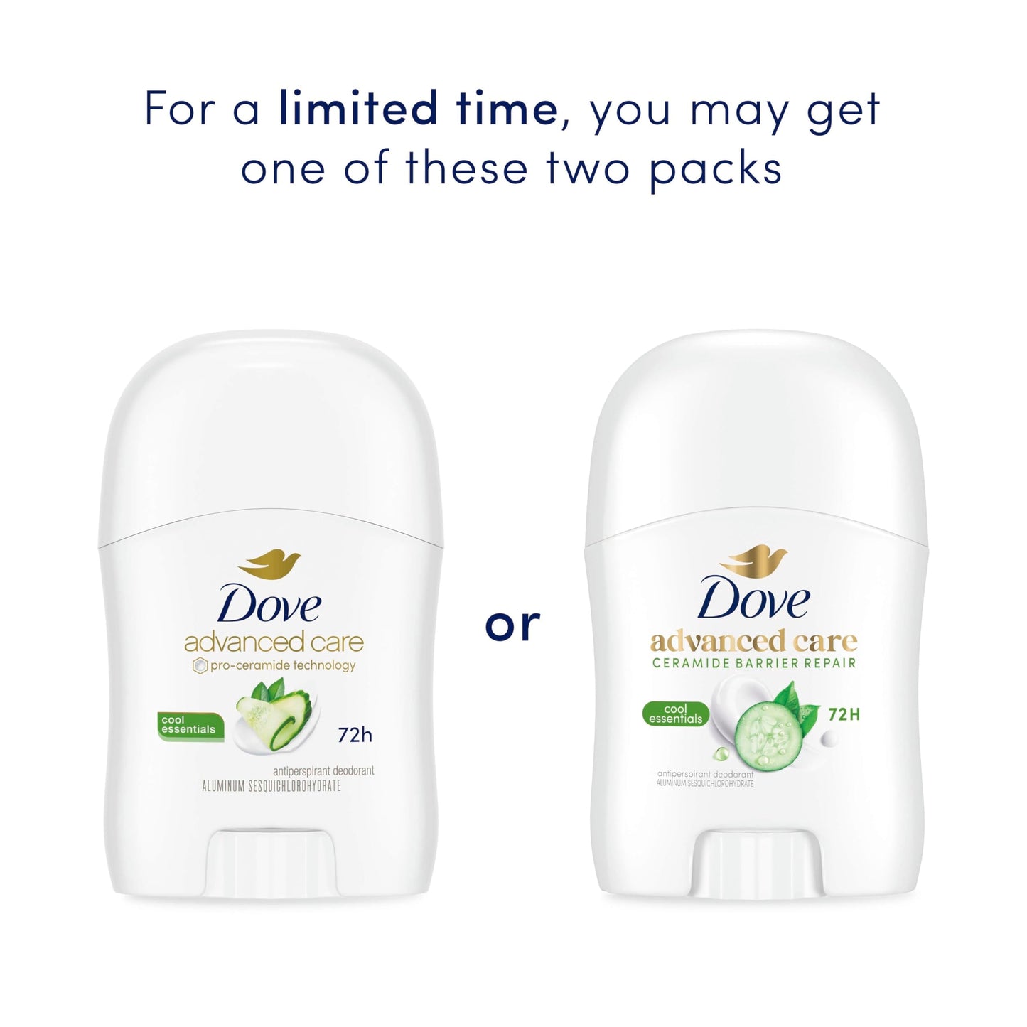 Dove Advanced Care Antiperspirant Deodorant Stick 36 Ct Cool Essentials for helping your skinbarrier repair after shaving 72h odor control and all-day Beauty and Personal Care Dove