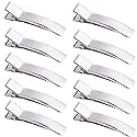 Jdesun 50 Pieces 2 Inches Alligator Hair Clips Metal Single Prong Curl Clips Hairpins Teeth Bow Hair Clips for Salon Girls Hair Styling DIY Beauty & Personal Care Jdesun