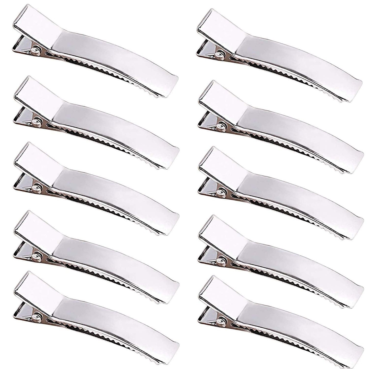 Jdesun 50 Pieces 2 Inches Alligator Hair Clips Metal Single Prong Curl Clips Hairpins Teeth Bow Hair Clips for Salon Girls Hair Styling DIY Beauty & Personal Care Jdesun