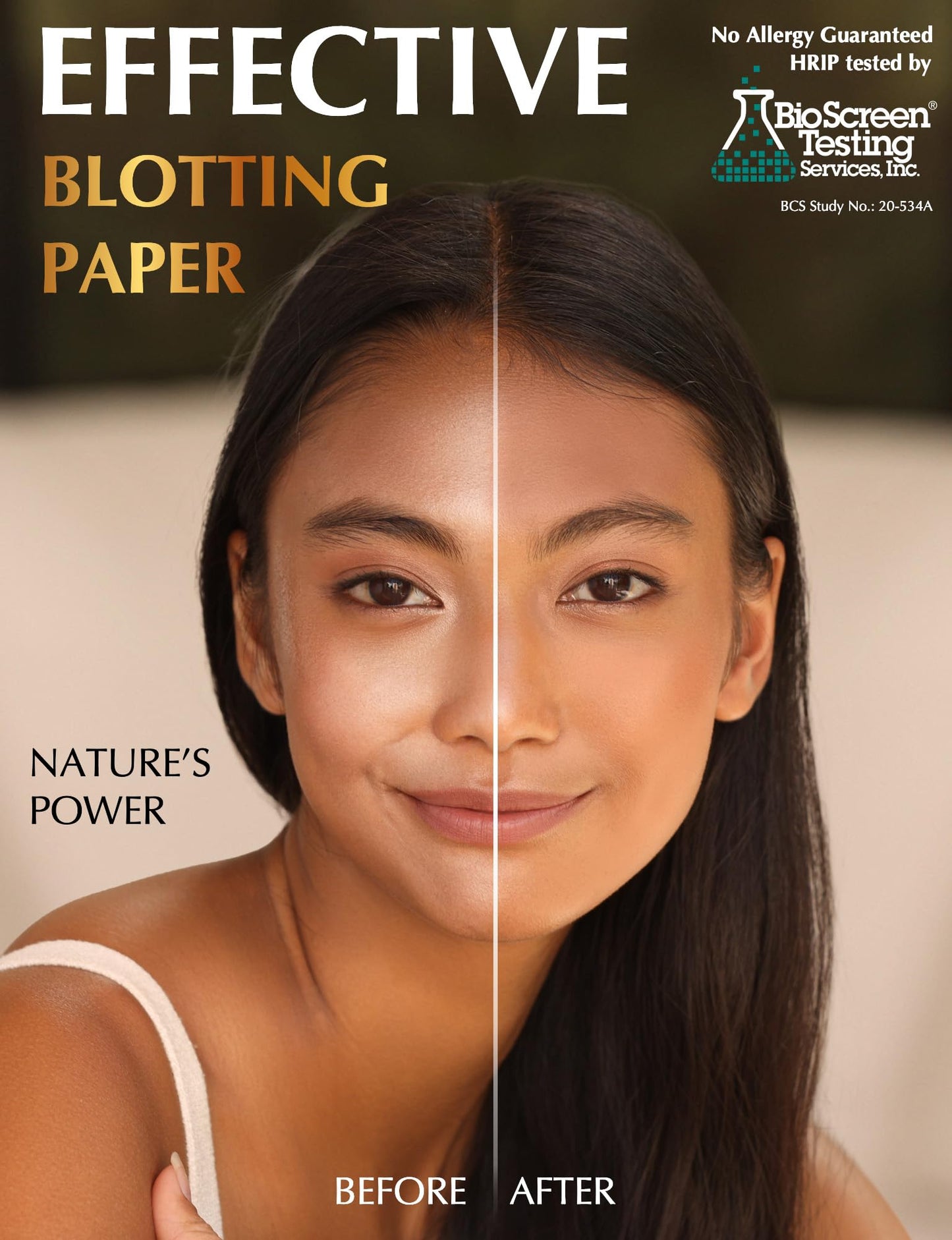Natural Oil Blotting Sheets for Face with Bamboo Charcoal - 25% Larger - 6pk/600 Makeup Friendly Oil Absorbing Sheets for Face - Easy Dispensing Beauty and Personal Care ZOROM'S