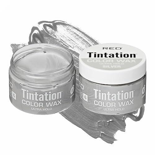 Red by Kiss Tintation Temporary Hair Color Wax - Vivid Instant Color, Ultra Hold, Water & Sweat Resistant, Curly Hair Safe, Non-Drying & Damage-Free Beauty & Personal Care Red by Kiss
