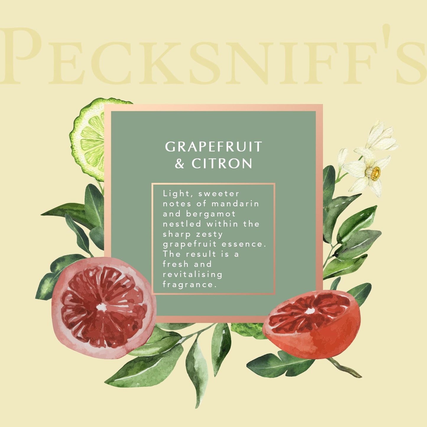Pecksniff’s Grapefruit & Citron Foaming Bath Soak - Luxury Bubble Bath, 1L / 33.8 fl oz, Made in England Beauty and Personal Care Pecksniff's