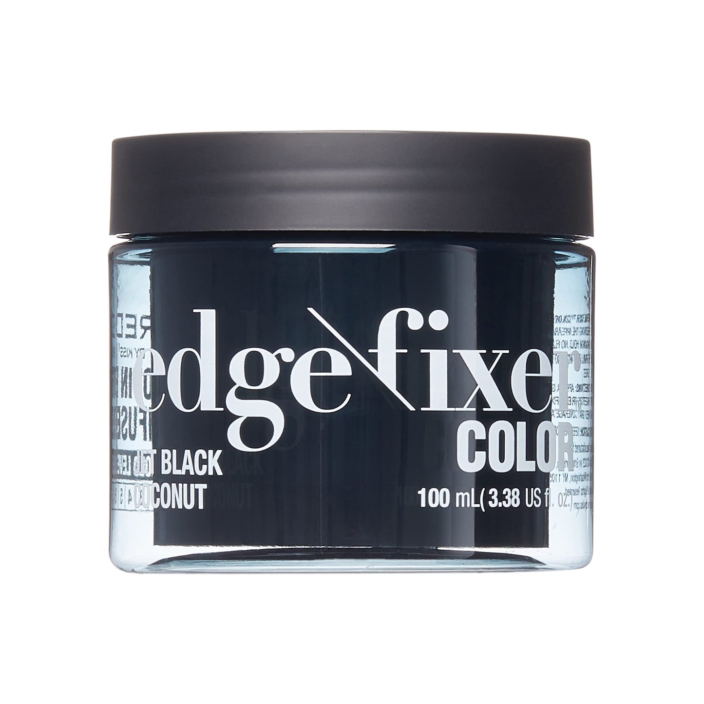 Red by Kiss Color Edge Fixer 24HR Max Hold Edge Control Pomade for Fly Away and Edge Frizz Hair (Jet Black) (100mL) Beauty & Personal Care Red by Kiss