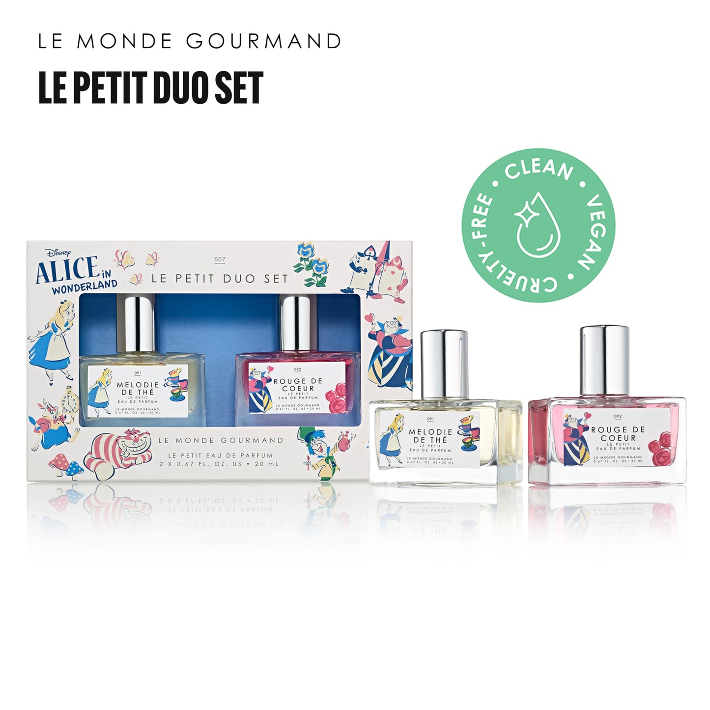 Le Monde Gourmand Disney x Alice In Wonderland Le Petit Duo Set - Characters Beauty & Personal Care Le Monde Gourmand