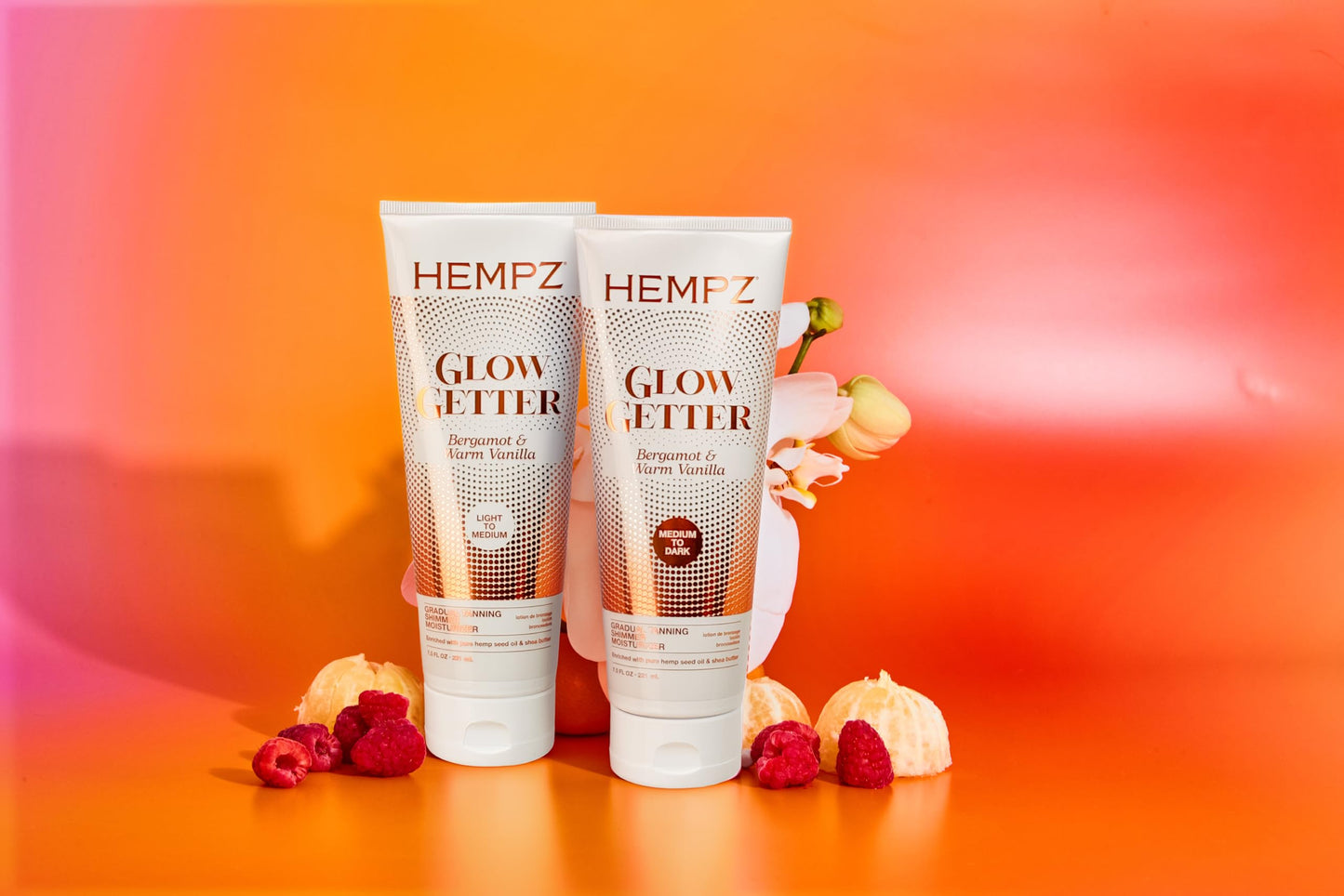Hempz Glow Getter Gradual Self-Tanning Light to Medium 7.5 oz. Beauty & Personal Care Hempz