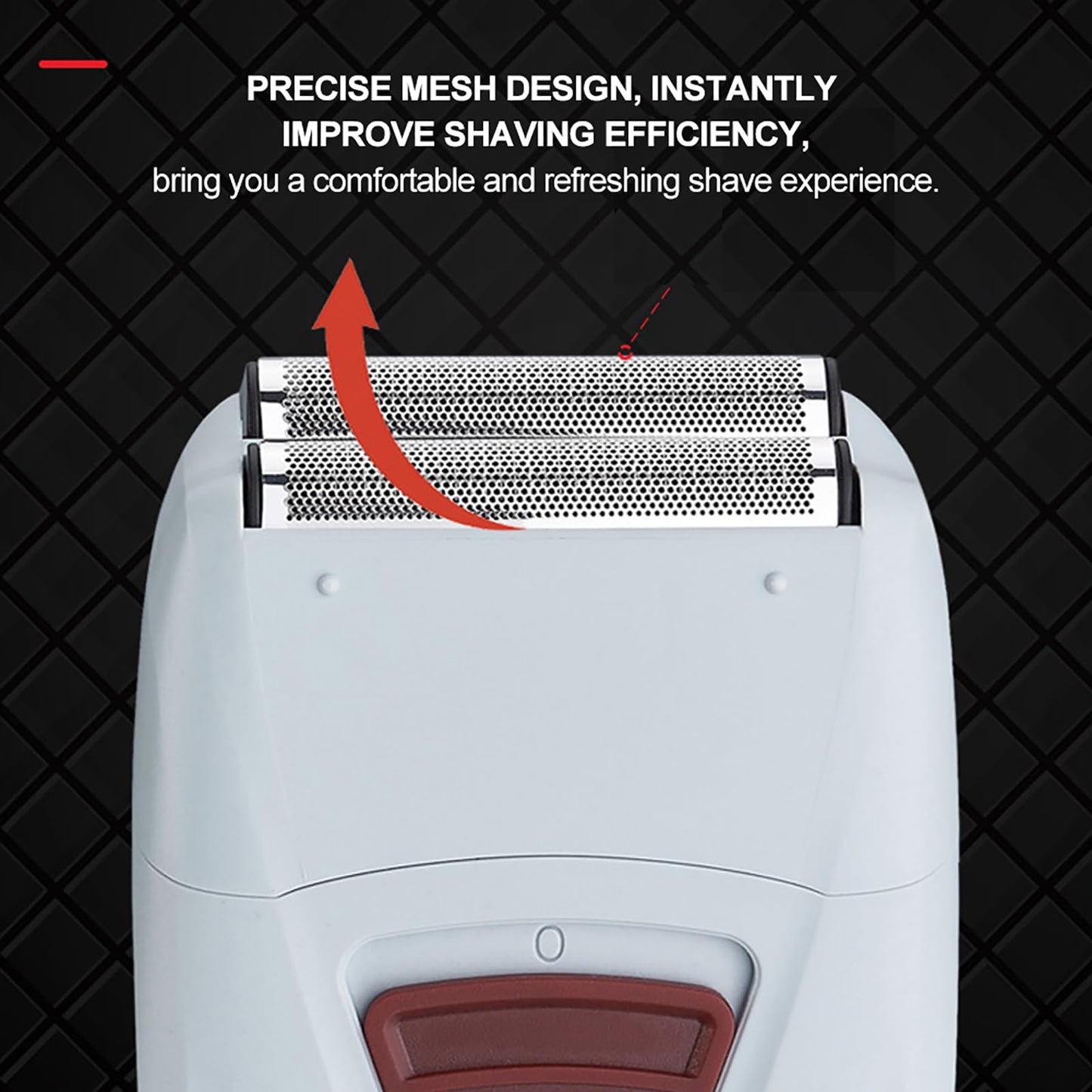Dioche USB Rechargeable Reciprocating Electric Shaver Beard Trimmer for Tool, Shaving Tools, Styling Tools, Dry Electric Shaver Accessories Grey Beauty and Personal Care Dioche