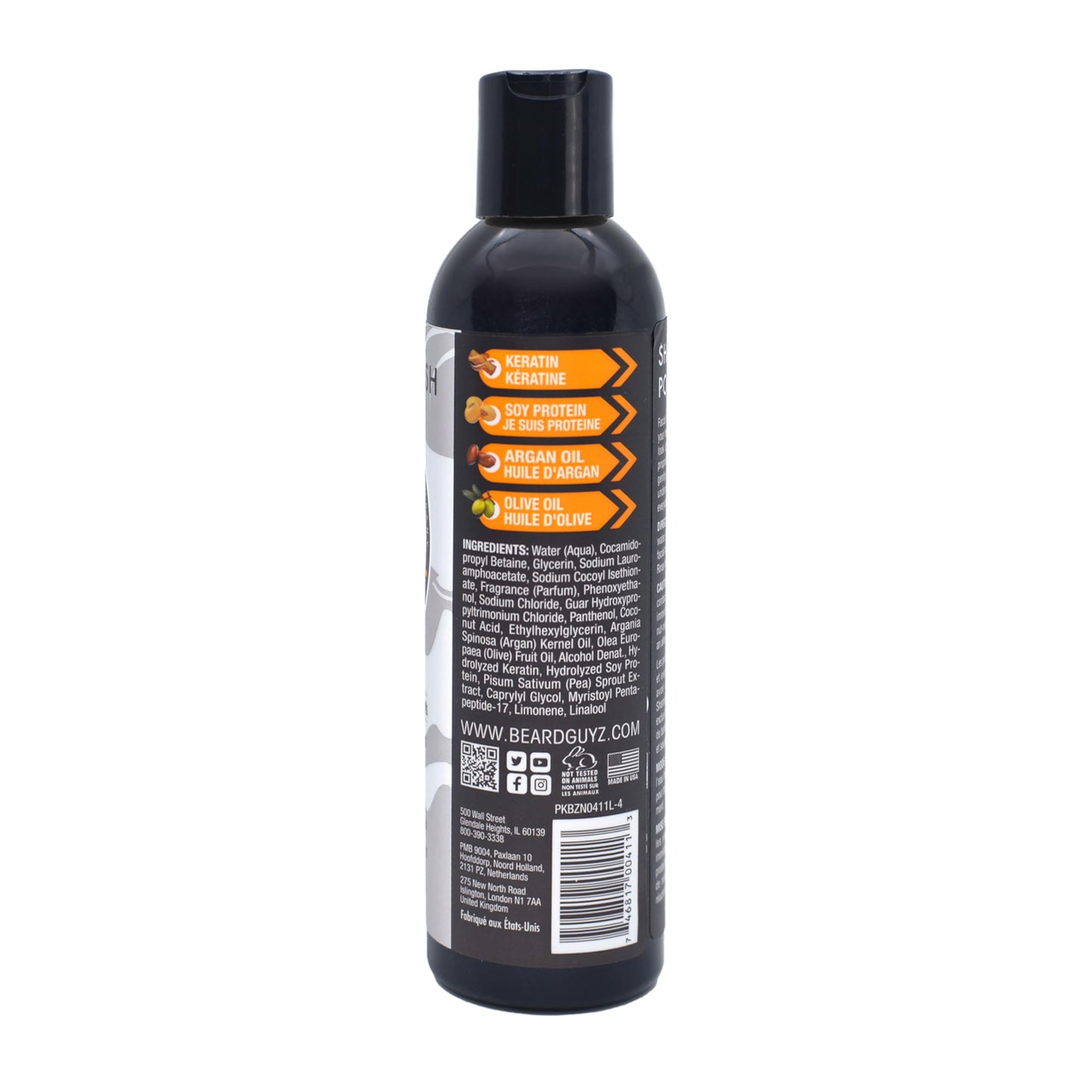 Beard Guyz Beard Wash - Daily Beard Cleanser & Shampoo - Gentle Facial Hair Wash with Argan Oil & Botanic Extracts - Refreshing Citrus Beard Cleanser Beauty and Personal Care Beard Guyz