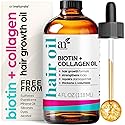 artnaturals Biotin Collagen Hair Oil 4.0oz - Growth Promoting Volumizing Formula - Reduce Hair Loss, Strengthens and Nourishes Hair - Controls Frizz Beauty & Personal Care Artnaturals