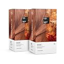 IGK Permanent Hair Color Kit | 7C Copper Cola - Dark Coppery Blonde | 100% Gray Color Coverage + Strengthen + Shine | Ammonia Free Beauty & Personal Care IGK