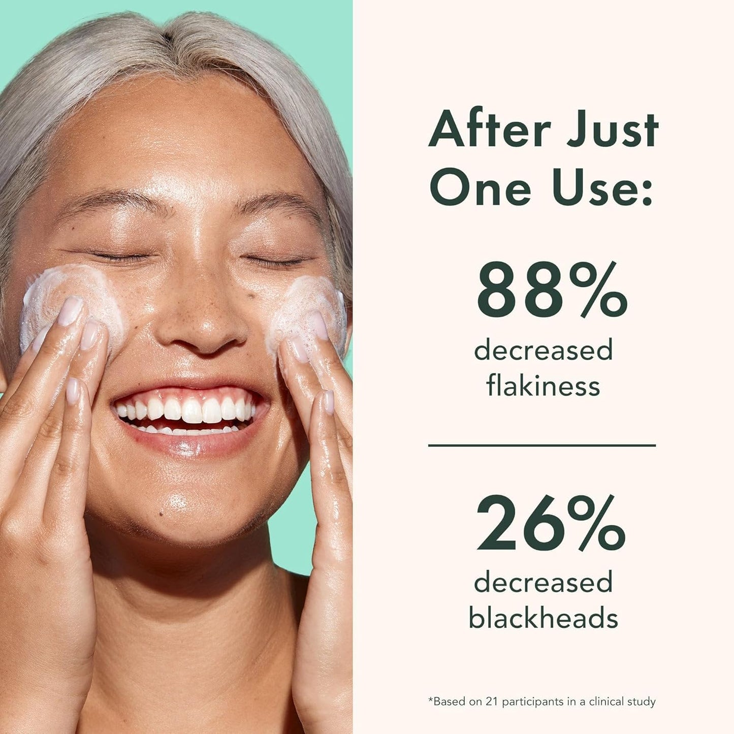 Rael Miracle Clear Facial Cleanser - Makeup Remover, Face Wash for Women, Korean Skin Care (Exfoliating Cleanser, 5.1 fl. oz) Beauty & Personal Care Rael