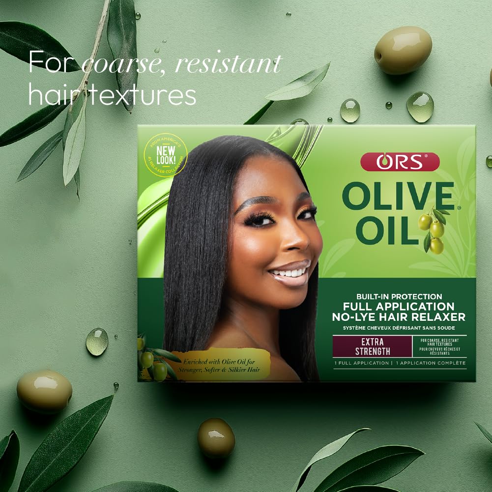 ORS Olive Oil Built-In Protection Full Application No-Lye Hair Relaxer Extra Strength