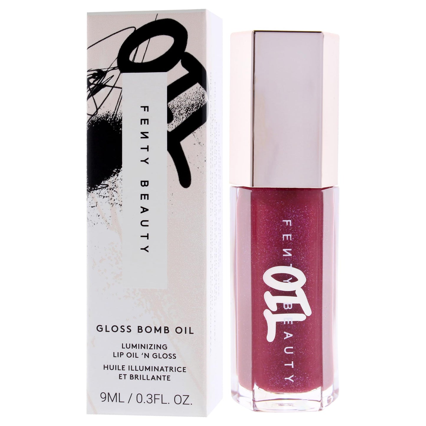 Gloss Bomb Luminizing Lip Oil N Gloss - 04 Razzberry Jamz by Fenty Beauty for Women - 0.3 oz Lip Gloss Beauty & Personal Care FENTY BEAUTY