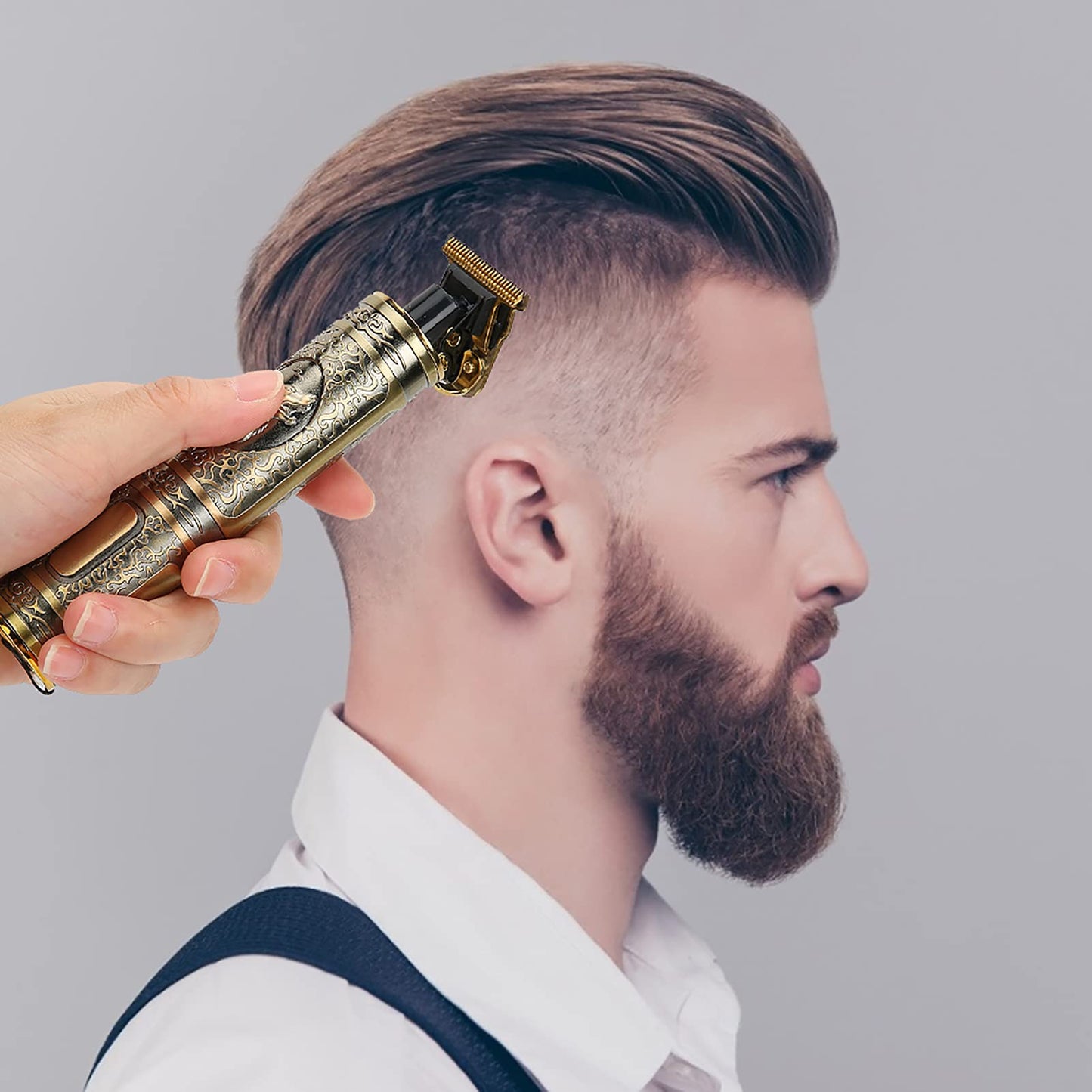 Electric Hair Clipper, Exquisite Hair Clipper for Home for Men(USB Battery Charging) Beauty and Personal Care Kadimendium