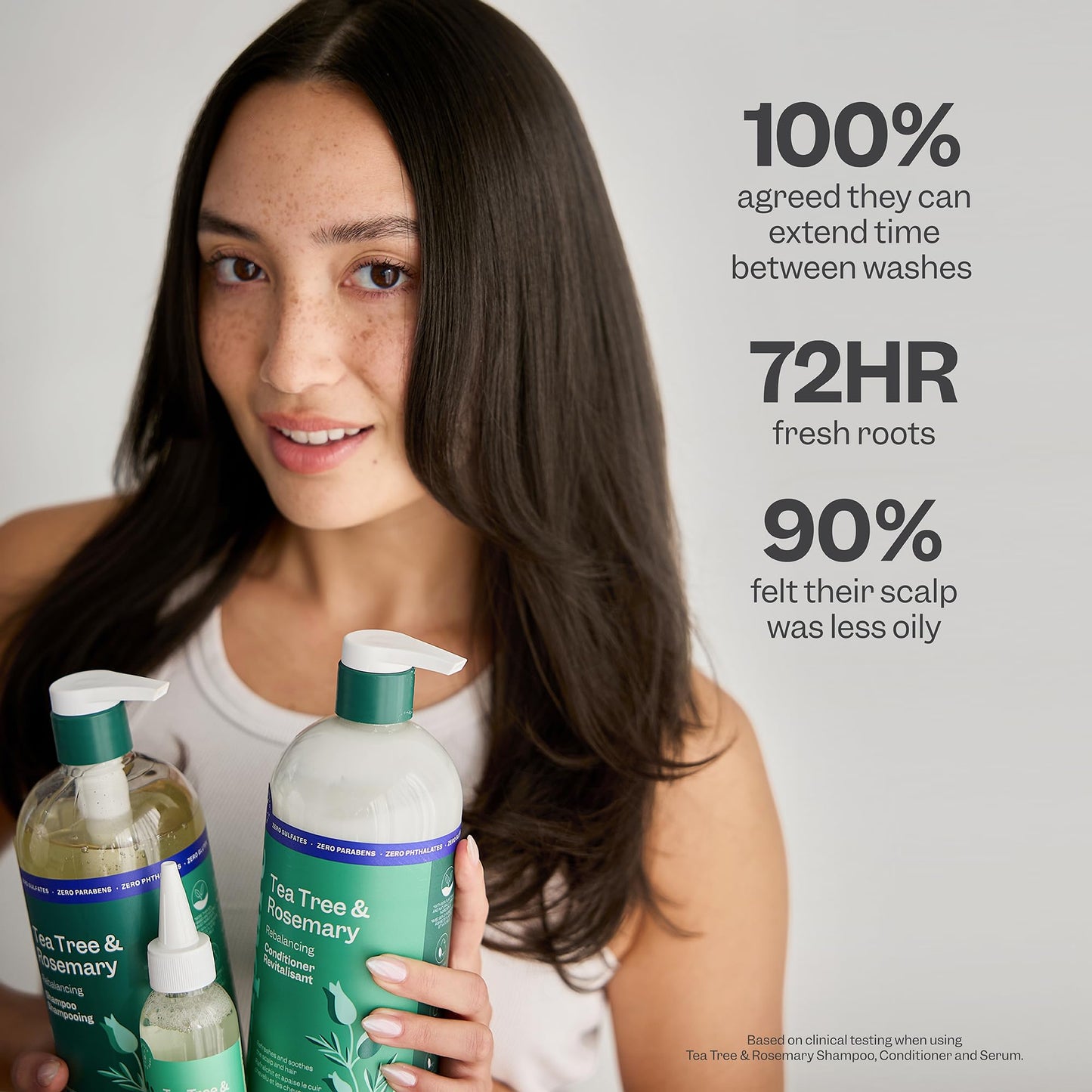 Renpure Tea Tree & Rosemary Shampoo and Conditioner Set, Plant Based - Refreshes & Rebalances Hair and Scalp - For Oily/Normal Hair - Tea Tree Leaf Beauty & Personal Care RENPURE