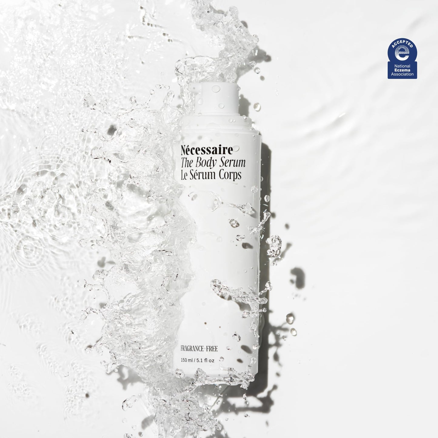 Nécessaire The Body Serum - Fragrance-Free Hyaluronic Acid Body Serum for Women+ Men. Niacinamide Firming Body Lotion - Fast-Absorbing for Sensitive + Beauty & Personal Care Nécessaire