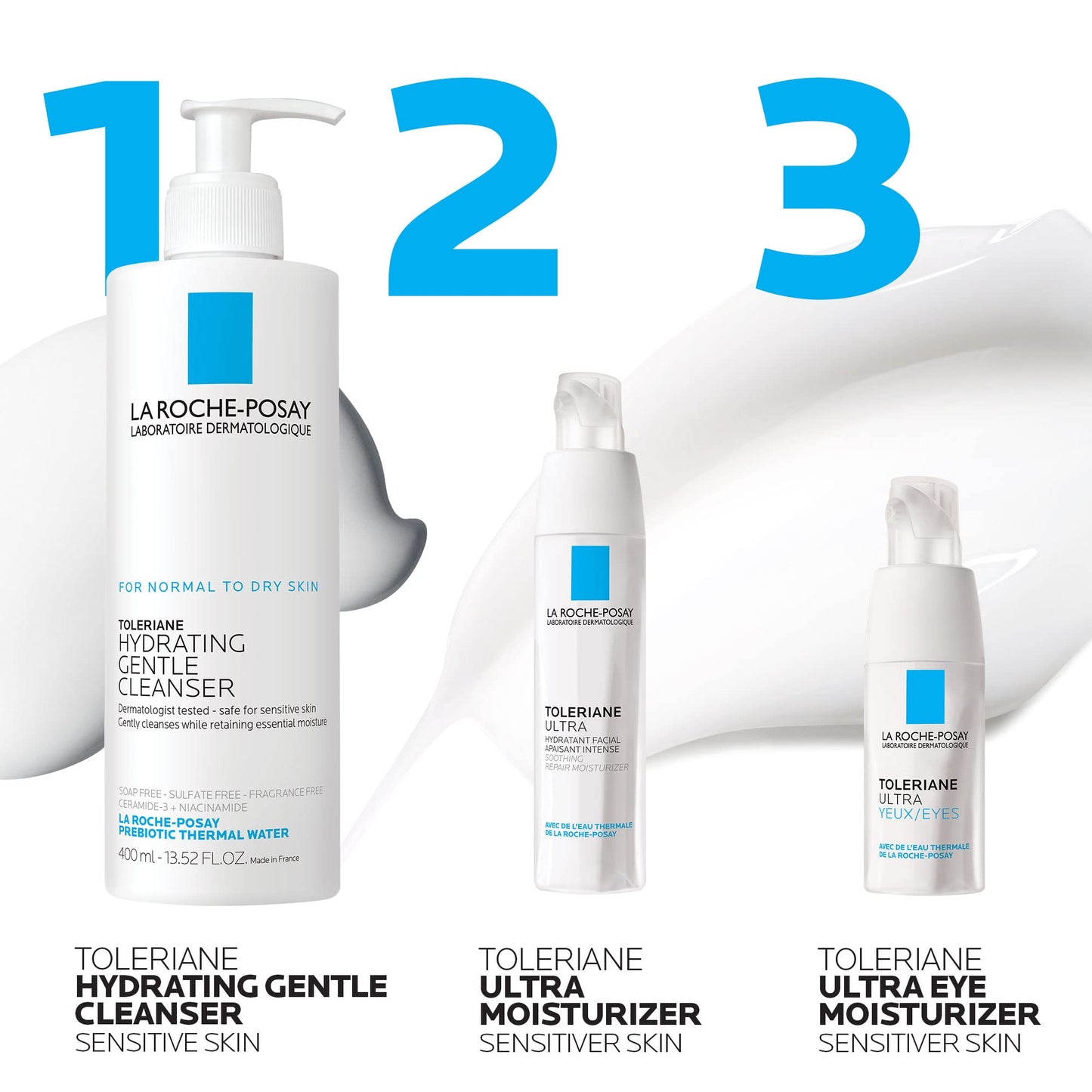 La Roche-Posay Toleriane Dermallergo Eye Cream Soothing Repair Moisturizer, Soothes and Comforts Sensitive Skin, Allergy Tested, Fragrance Free Beauty and Personal Care La Roche-Posay