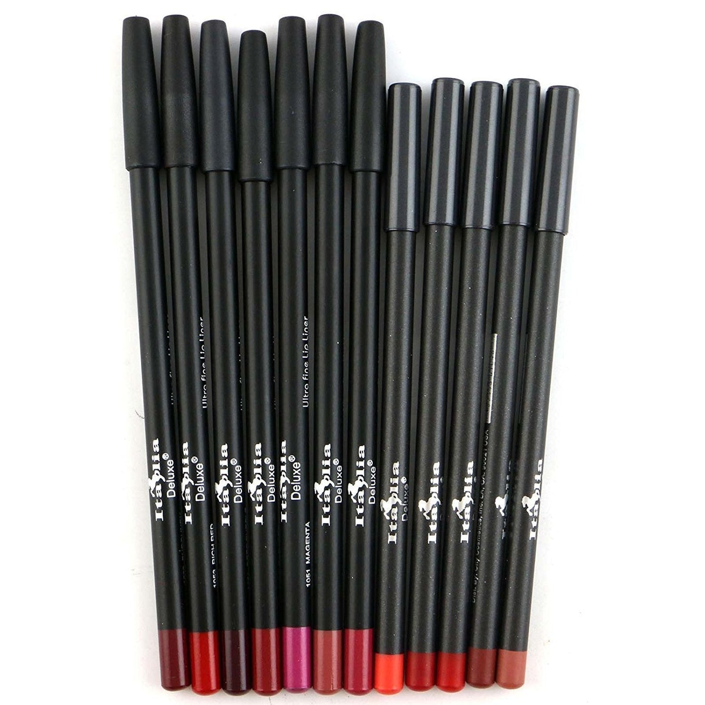 12pc Italia Deluxe Ultra Fine Lip Liner set of 12 color Beauty & Personal Care Italia Deluxe