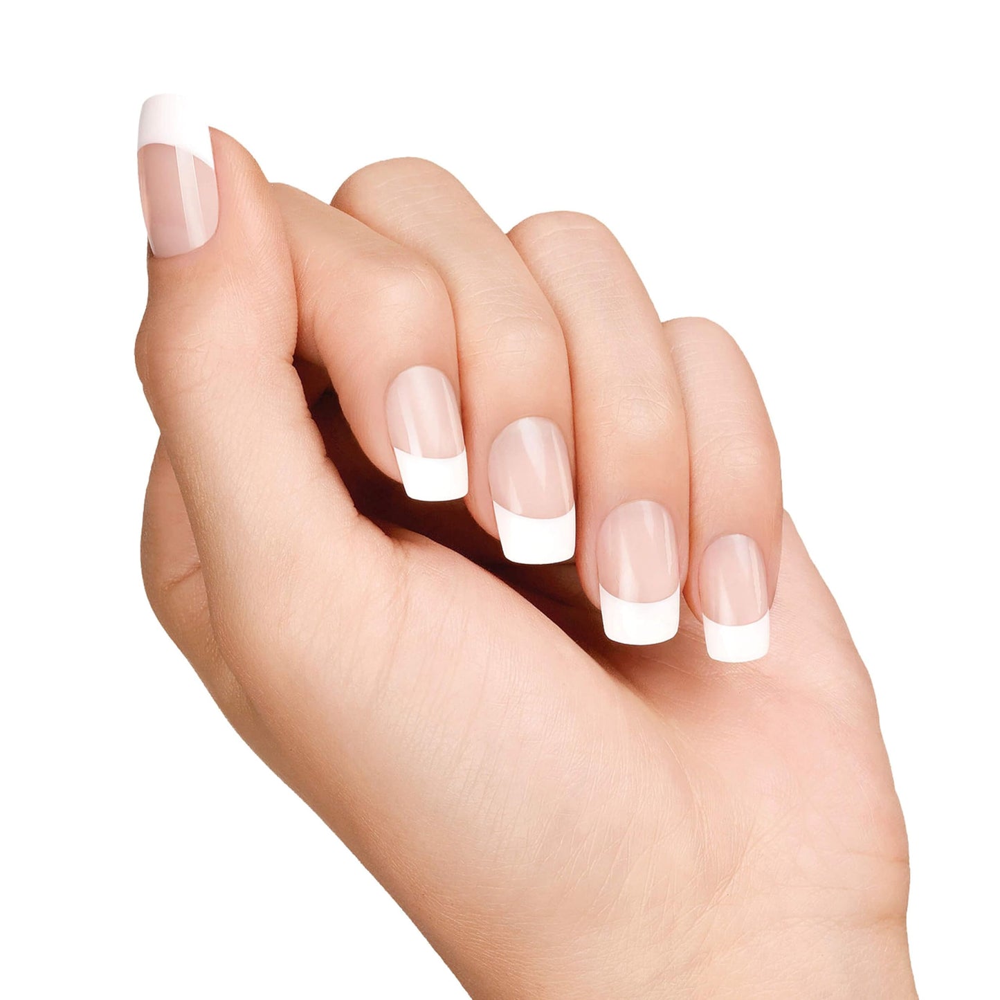 KISS Everlasting, Press-On Nails, Nail glue included, 'Infinite', French, Medium Size, Squoval Shape, Includes 28 Nails, 2g Glue, 1 Manicure Stick, 1 Beauty & Personal Care KISS